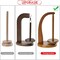 Yarn Holder with 2 Pcs Spindles for Knitting and Crocheting,Crochet Gift for Knitting Lovers,Wooden Yarn Spinner for Crochet by Artowell (Walnut Color)